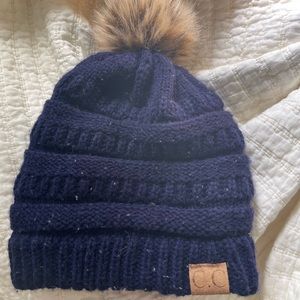 Navy CC beanie